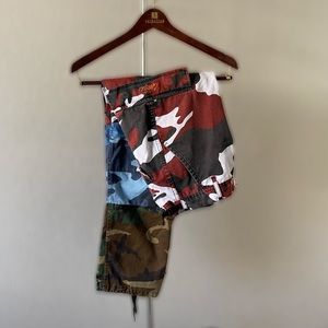 Authentic Gnarcotic tri-camo pant